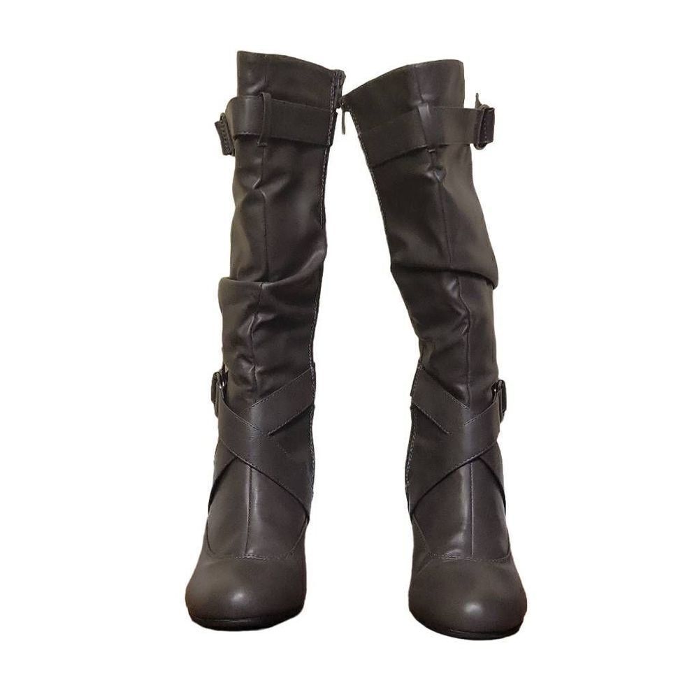 Forever Link Maggie Heeled Knee Boots